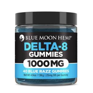 Hemp Delta 8 Blue Razz Gummies UK