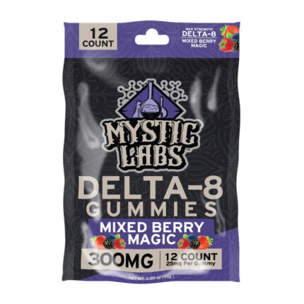Mystic Labs Delta 8 THC Mixed Berry Gummies UK
