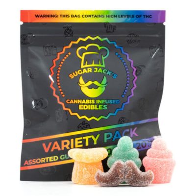 Sugar Jack’s 200mg THC Variety Pack UK